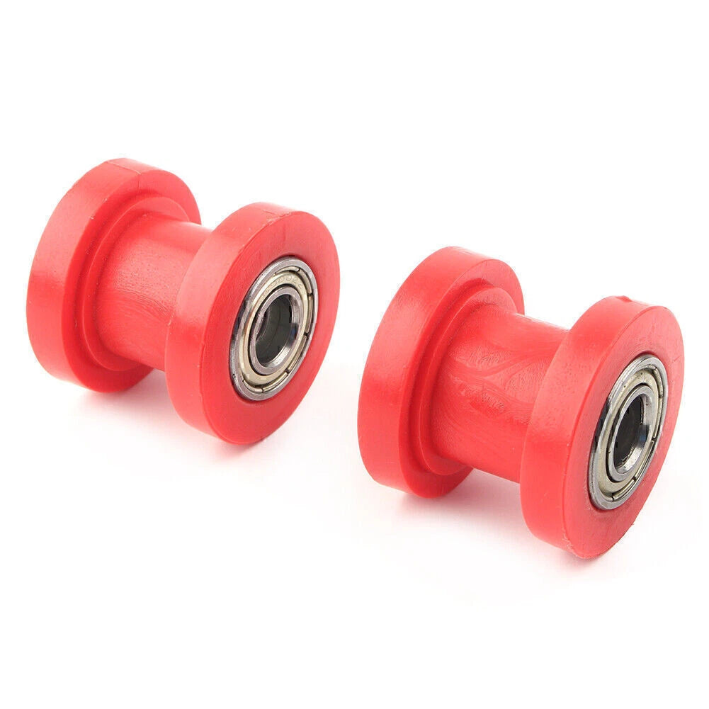 2X 10mm Chain Roller Slider Tensioner Wheel Guide for Mini Bike ATV
