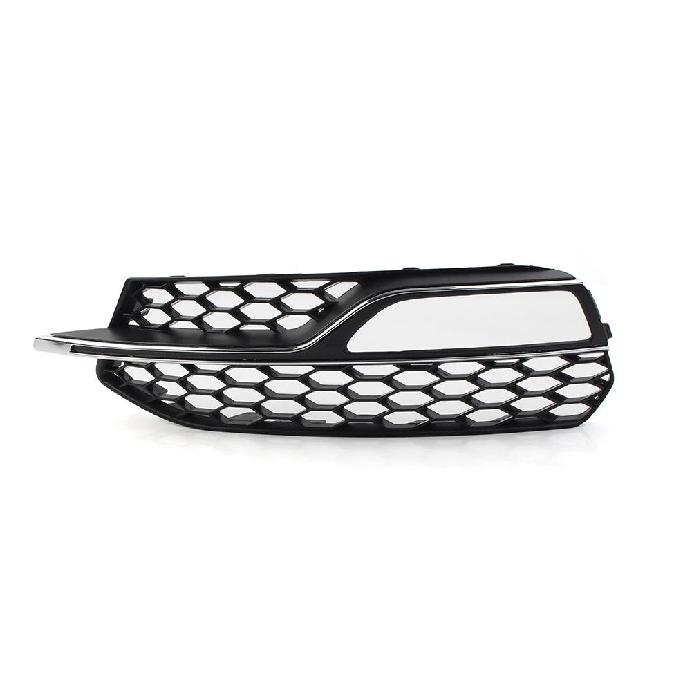 Left Honeycomb Front Bumper Fog Light Grille Cover for Audi A3 S3 (2013–2017)