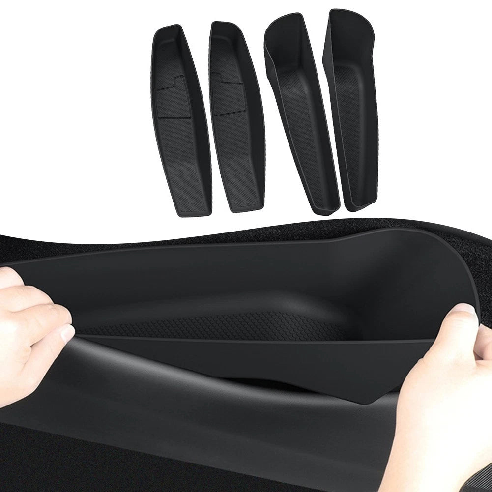 Set of 4 Door Side Pocket Storage Boxes for Tesla Model Y (2025)