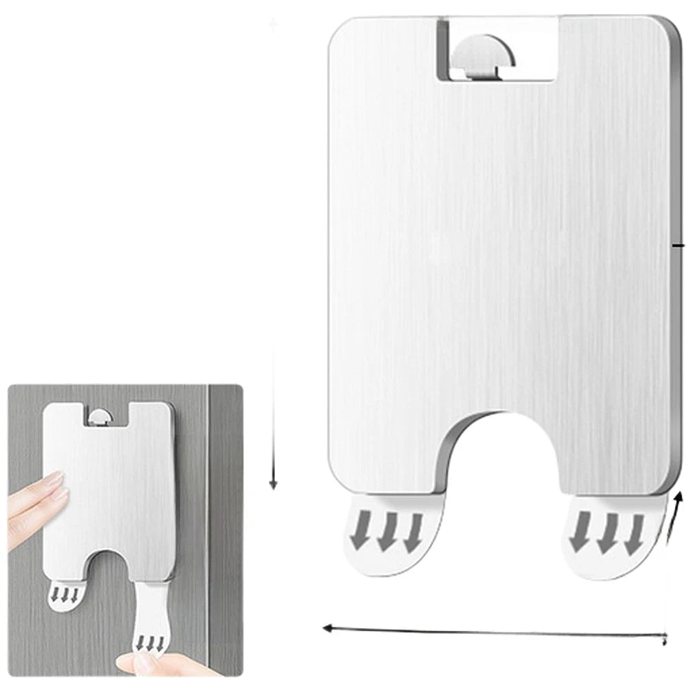 Stainless Steel Wall Mount Hook for Photo Frames (15.5x8x0.5cm)