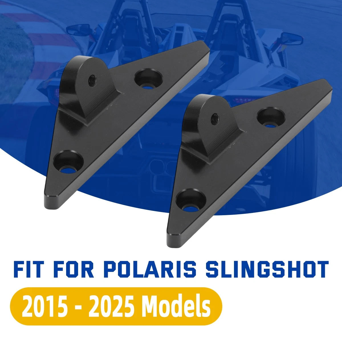 Side Mirrors Mounting Brackets for Polaris Slingshot (2015–2025)