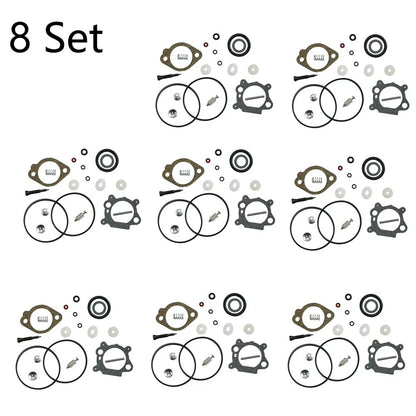 8 Set Carburetor Repair Kit For BriggsStratton 492495 493762 498260 Replacement