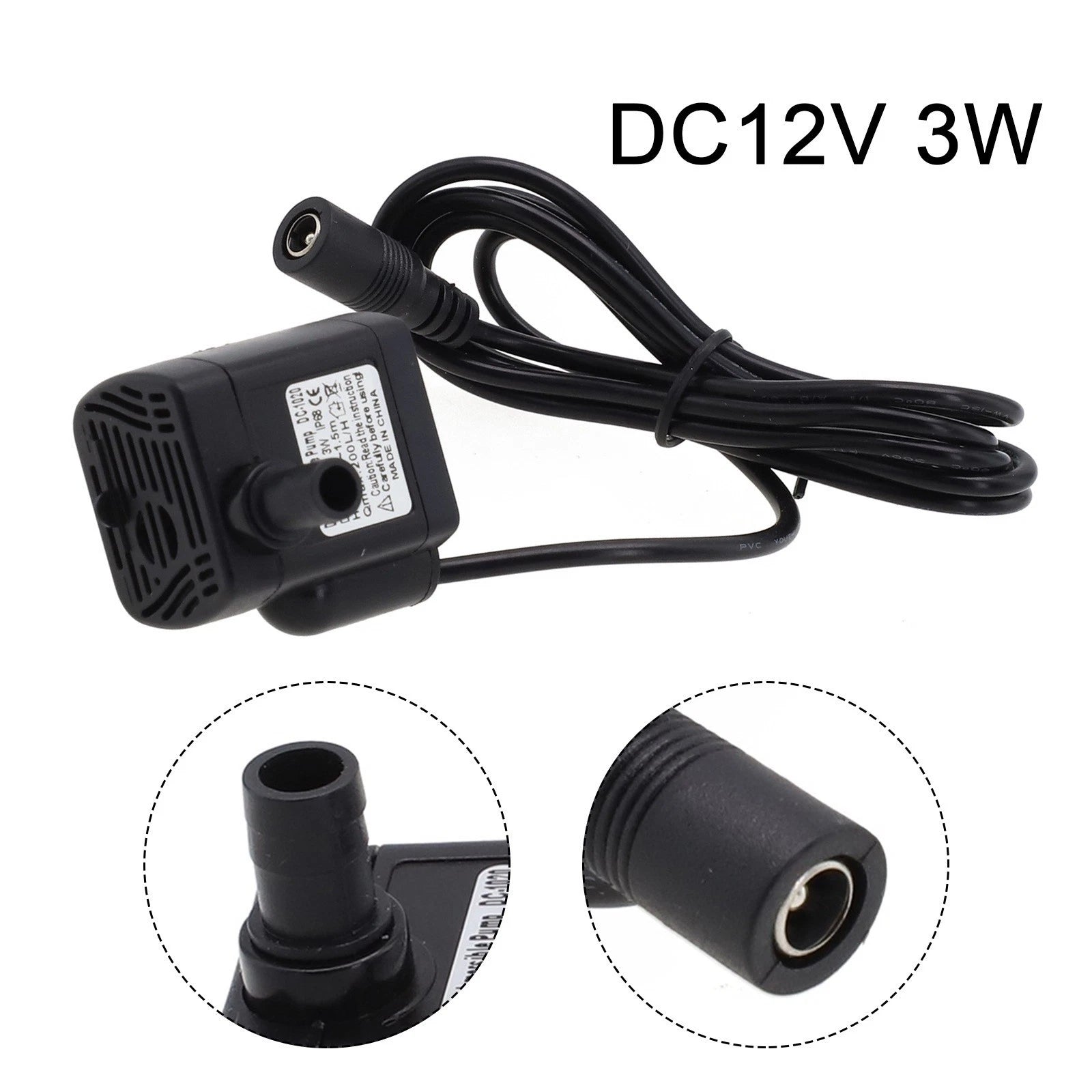 Water Pump for DIY Projects and Water Features DC 12V
