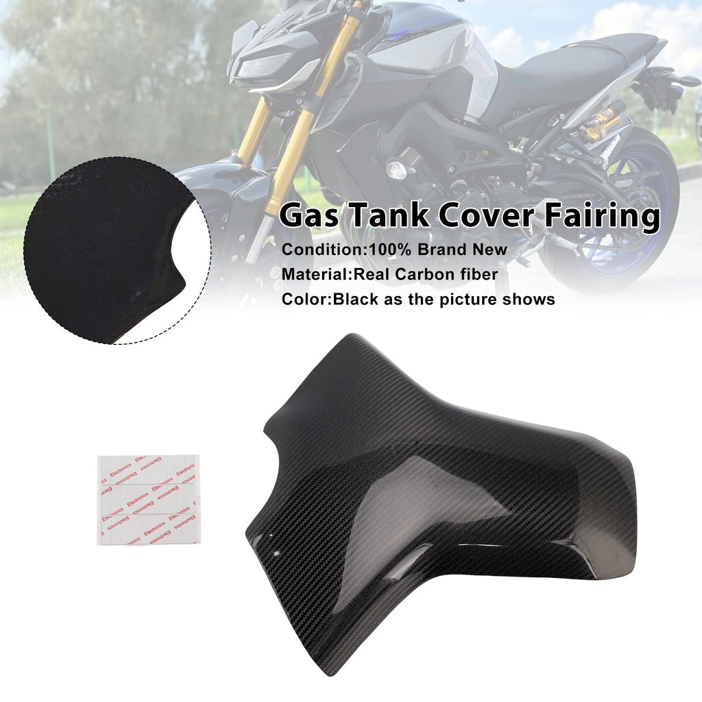 Carbon Fiber Tank Cover Fairing for Yamaha MT-09 FZ09 (2014–2020)