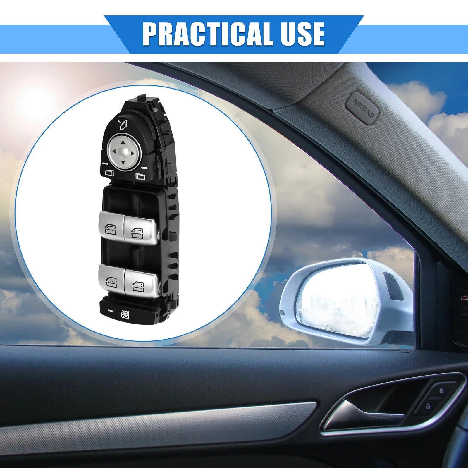 Window Control Switch for Mercedes-Benz S Class (2014–2020)