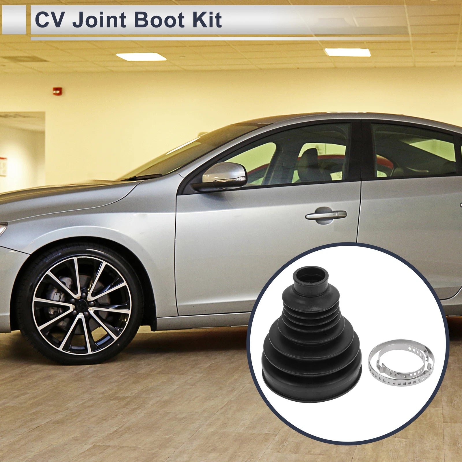 Inner CV Joint Boot Kit with Clamps for Volvo S60 (2019–2025)