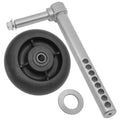 Mower Deck Gauge Wheel with Arm Rear Replacement for John Deere (2000–2005)