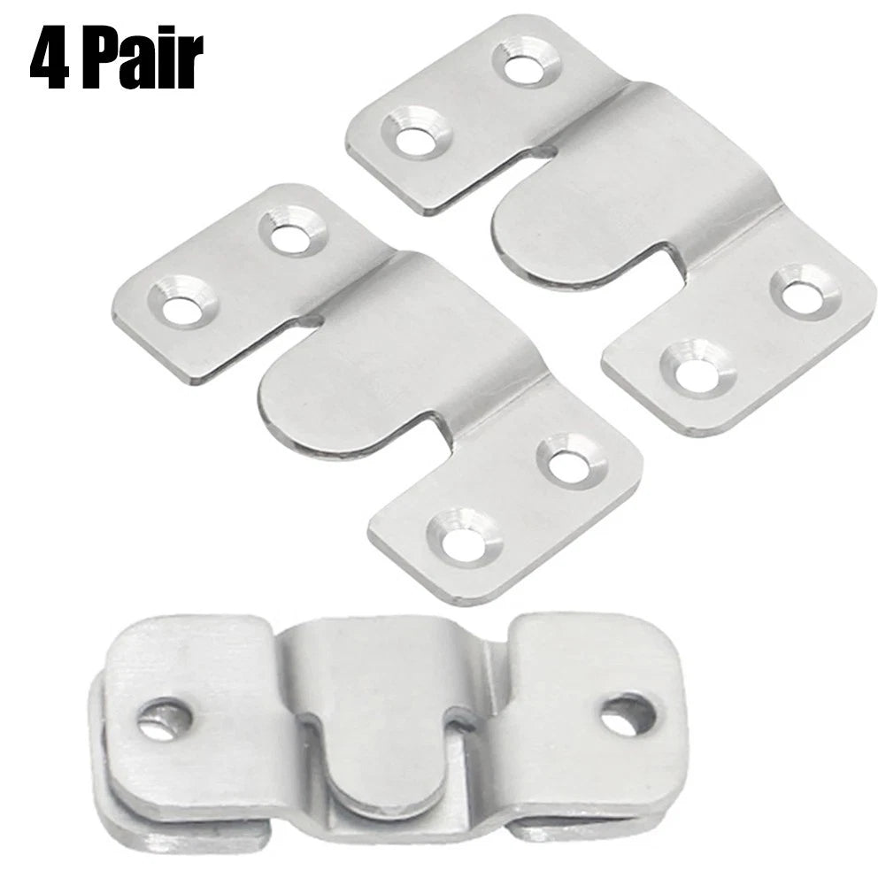 Stainless Steel Connector for Modular Couch and Picture Frames