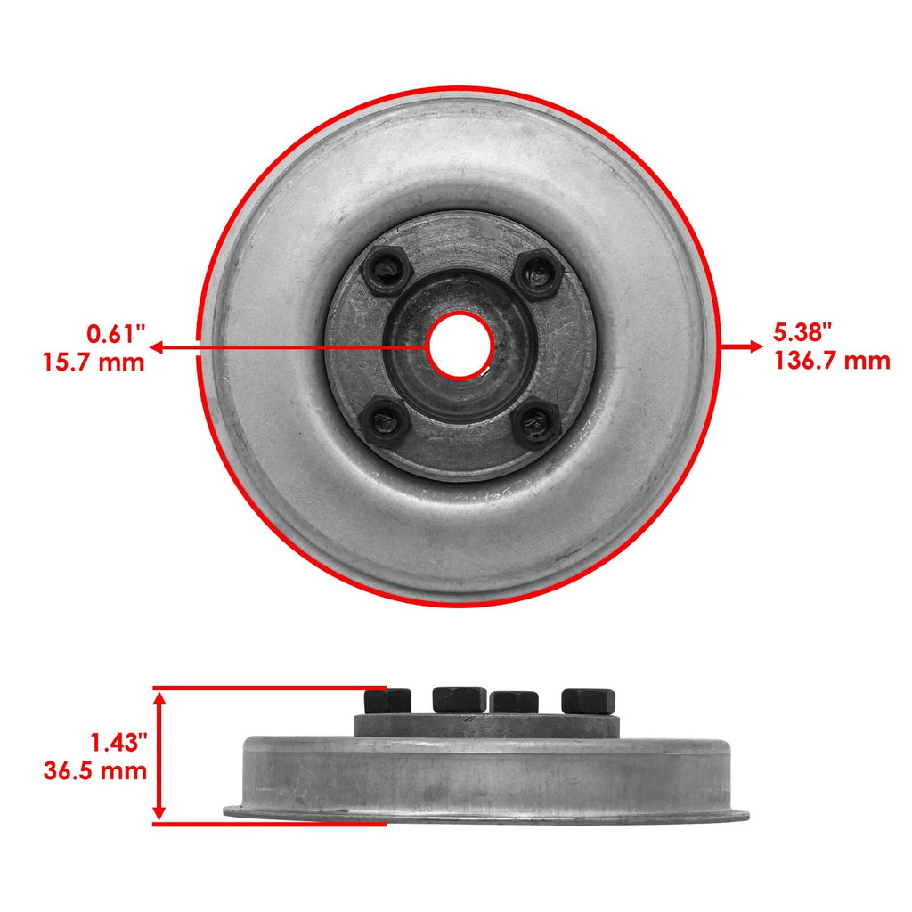 Driven Hub and Cup Replacement for Snapper 331520KVE (Fits 331523KVE)