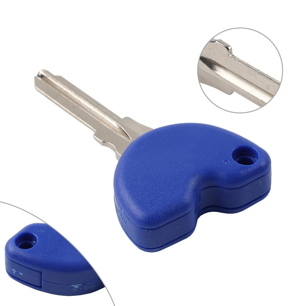 Uncut Blade Blank Key for Vespa Piaggio Fly 125 200 GTS250 300 (2006–2023)