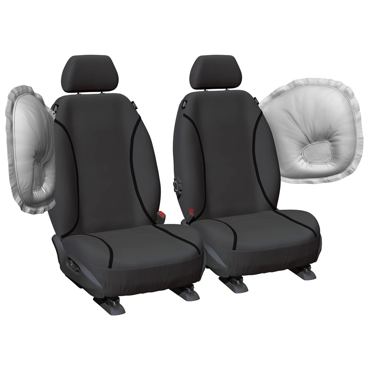 Custom Fit Canvas Car Seat Covers for Hilux GUN122 GUN123 (2015–Present)