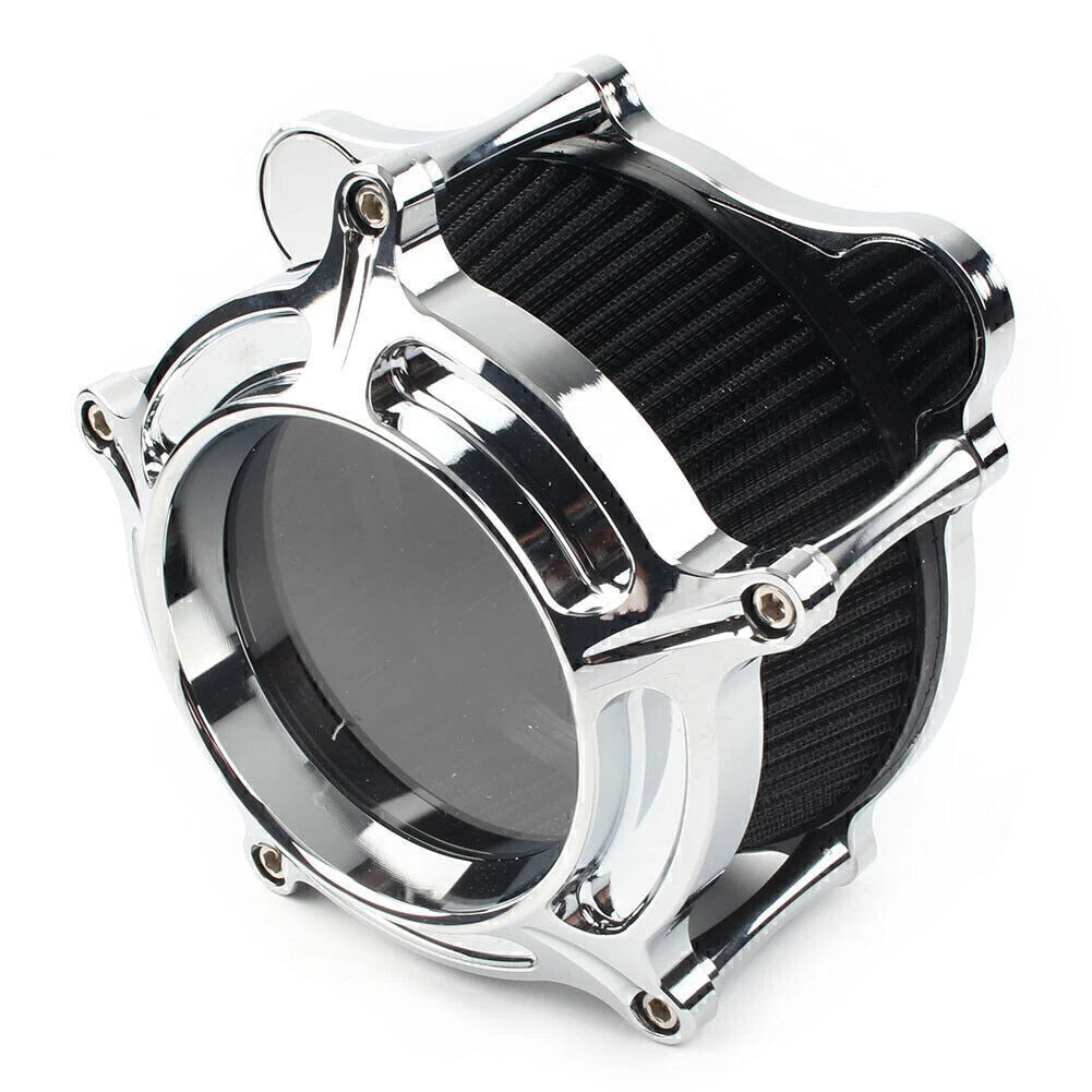 CNC Air Filter Intake Cleaner for Harley Touring Trike (2008–2016) Chrome