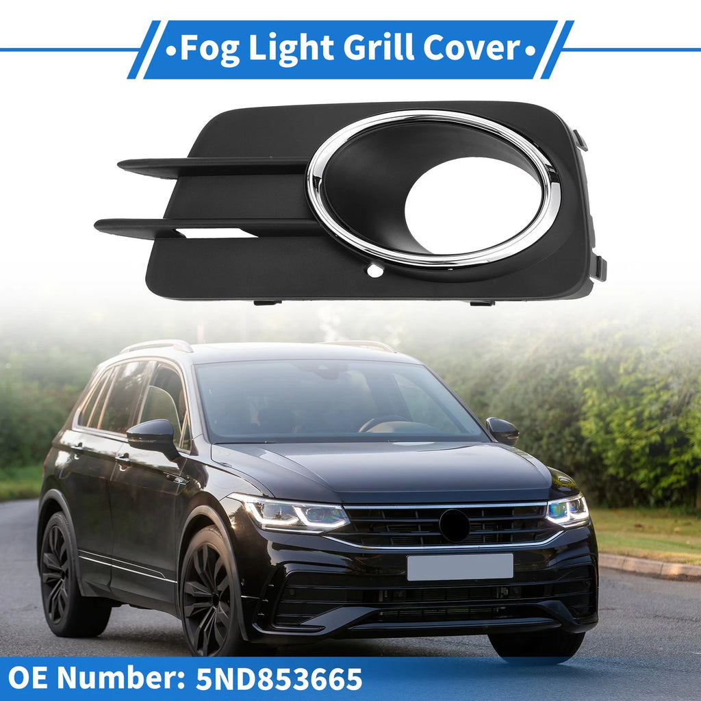 Front Left Fog Light Grill Replacement for Volkswagen Tiguan (2010–2012)