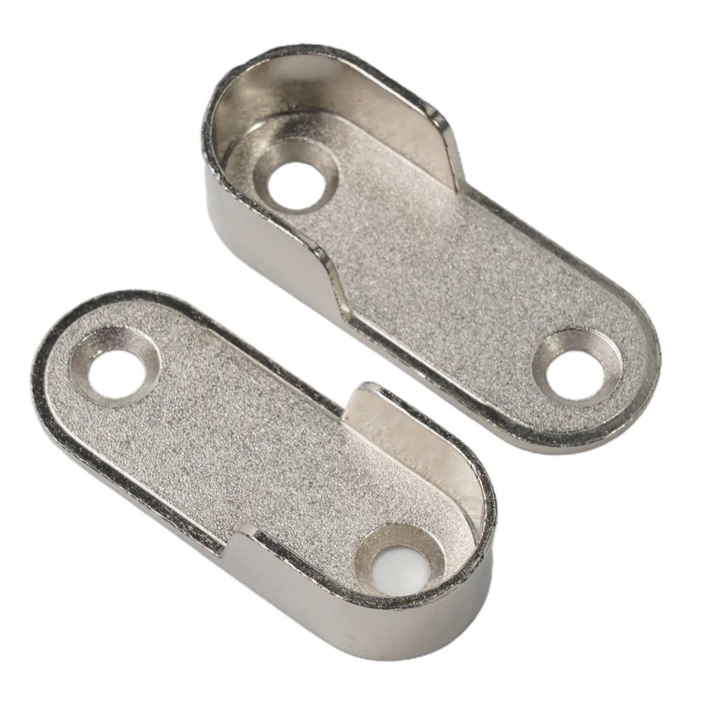 Closet Brackets for Wardrobe Clothes Tube Support Pole