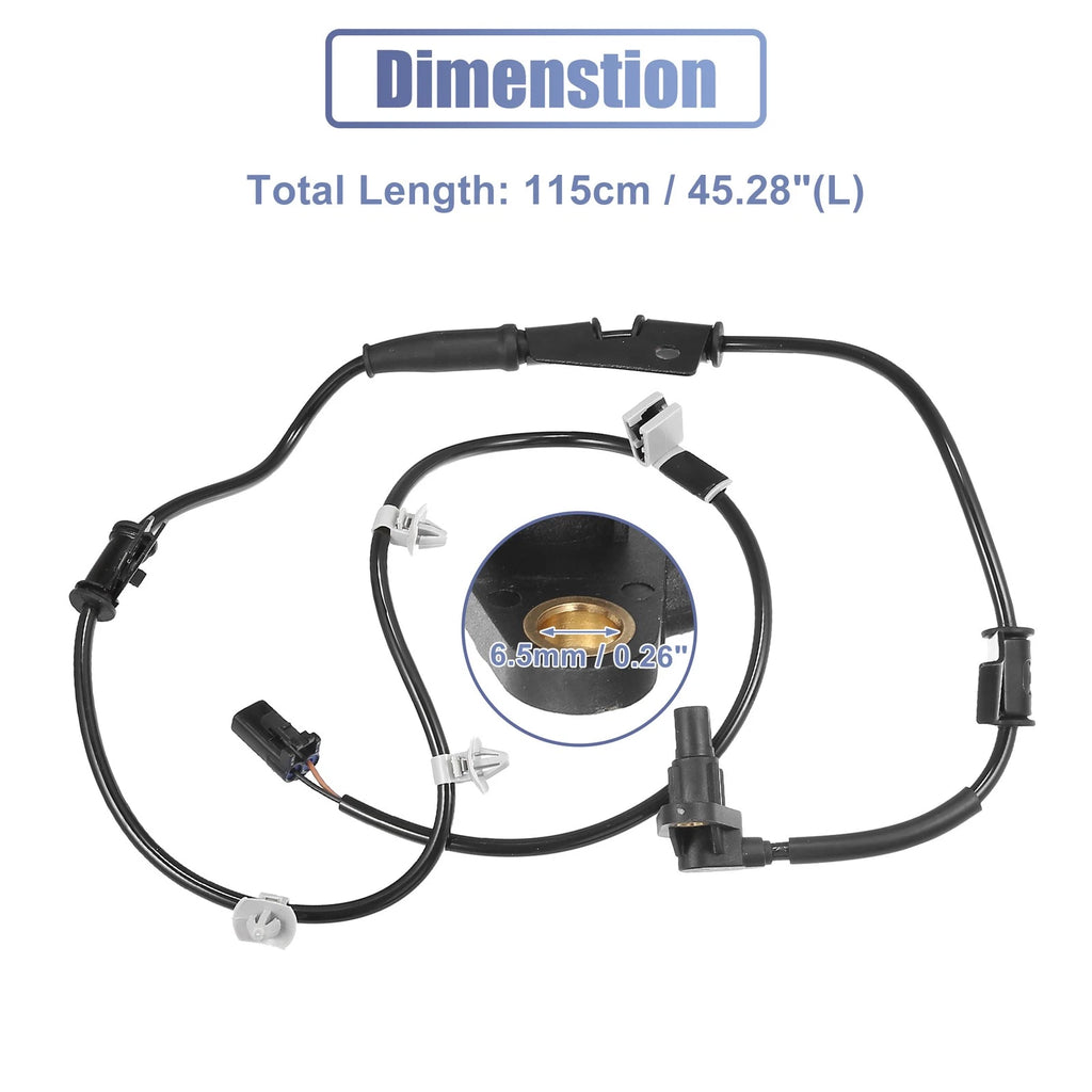 Front Right ABS Wheel Speed Sensor Replacement for Hyundai Tiburon (2005–2008)