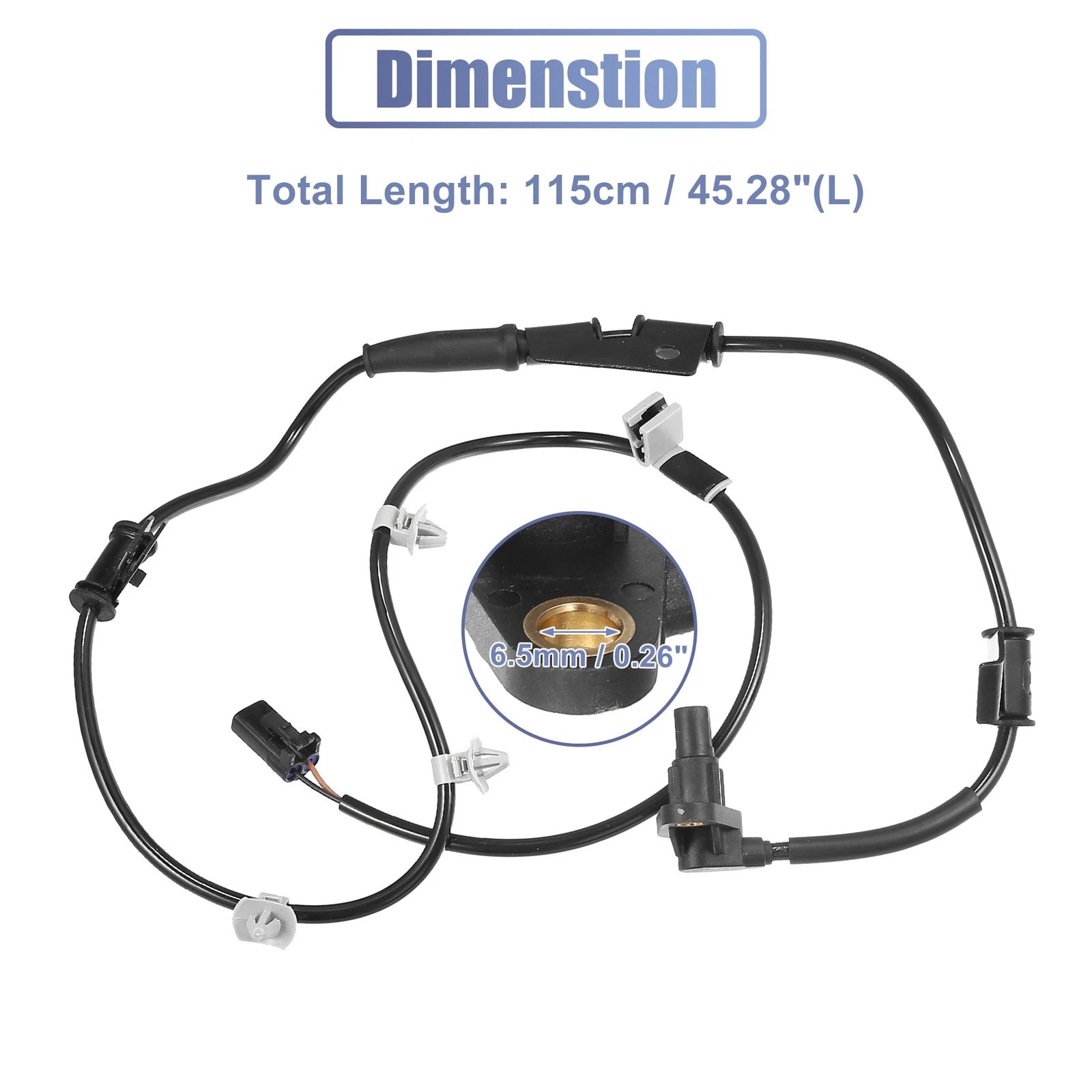 Front Right ABS Wheel Speed Sensor Replacement for Hyundai Tiburon (2005–2008)