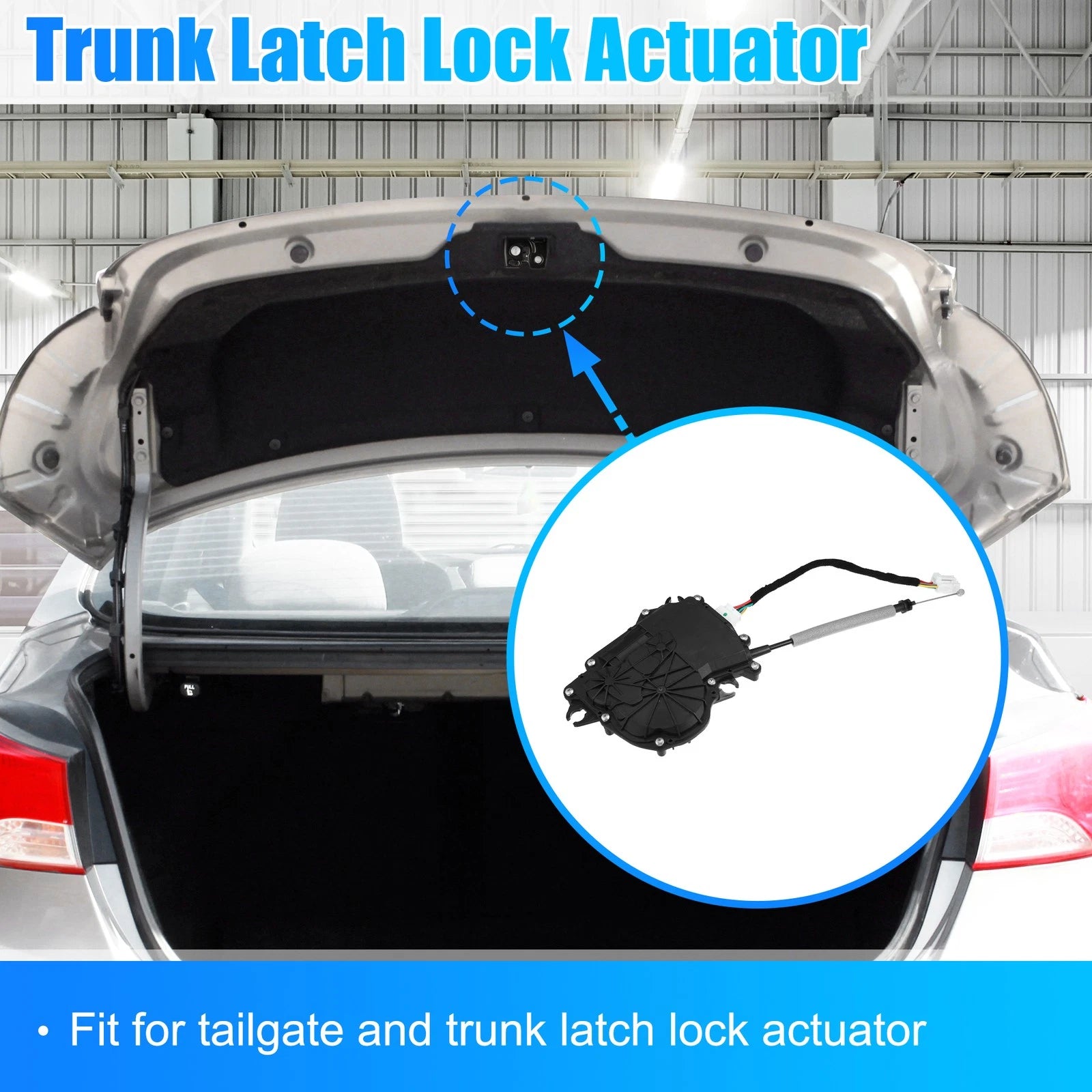 Trunk Tailgate Lock Actuator Rear Replacement for BMW X3 (2011–2017)