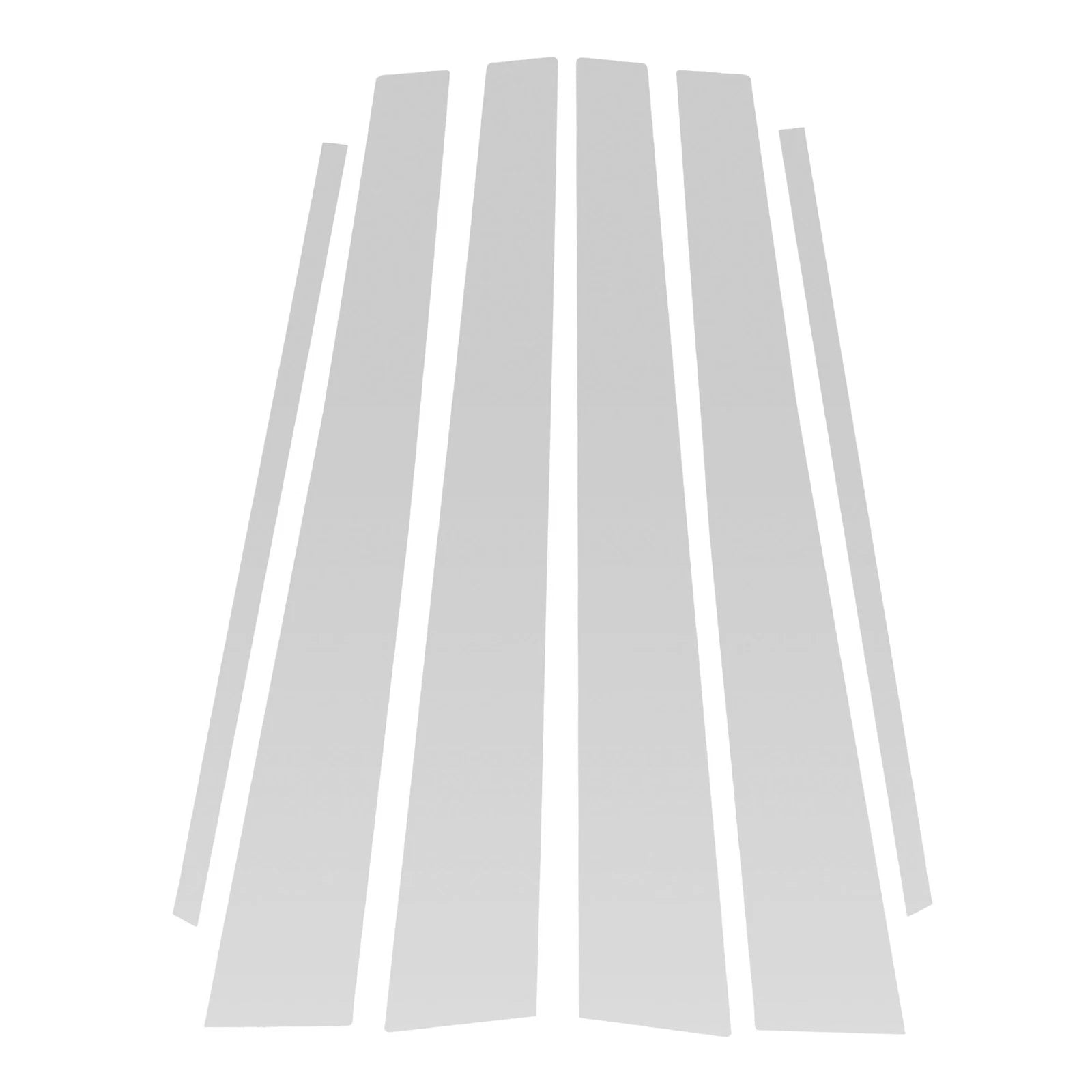 6 Pcs Door Pillar Window Trim for Lexus GS (1998–2005)