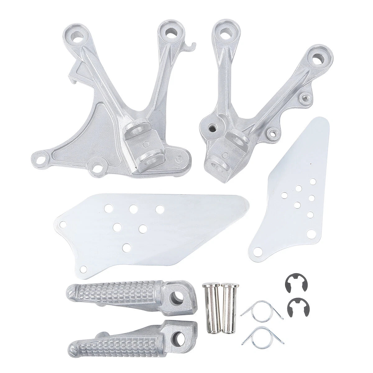 Front Driver Footrests Footpeg Bracket for Kawasaki Ninja ZX6R (2005–2008)