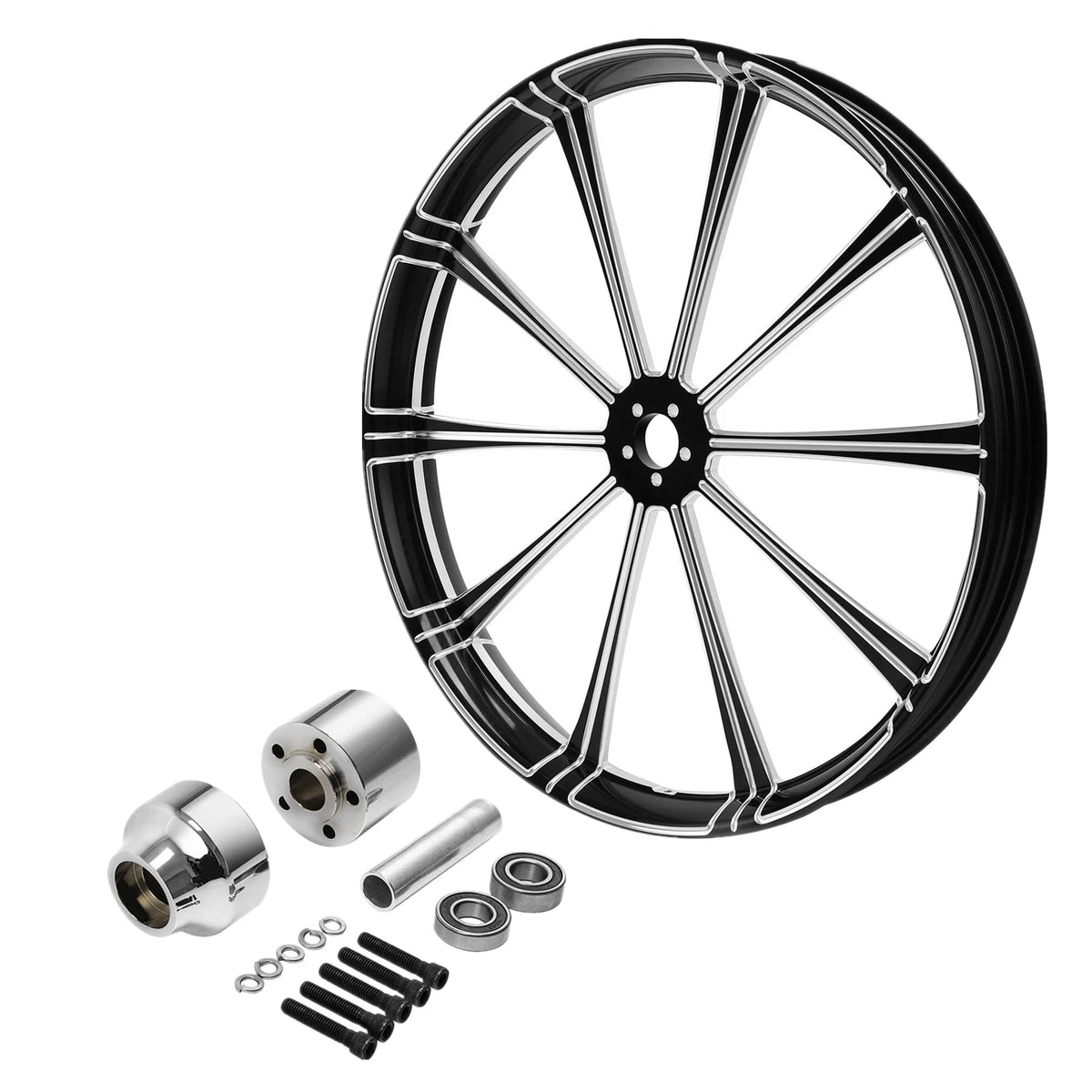 Front Wheel Rim 32" x 3.5" Single Disc Hub for Harley Electra Glide (2008–2023)