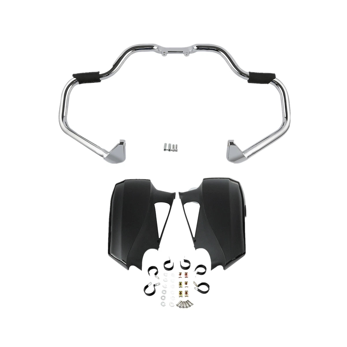 Mustache Engine Guard & Lower Fairing for Indian Chieftain (2016–2018)