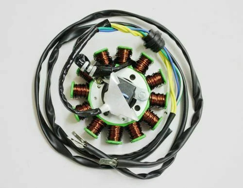12 Pole Magneto Stator Roller Flywheel for 200cc 250cc Engine PIT Quad ATV