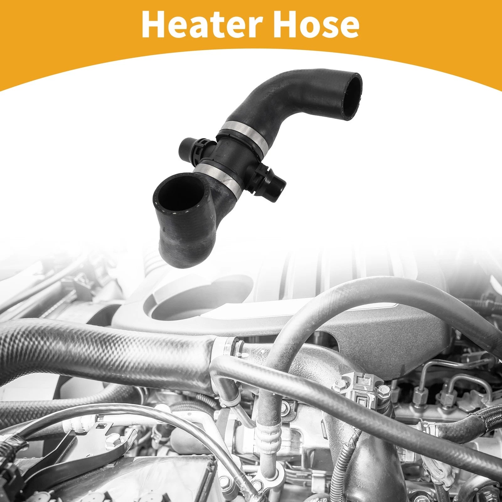Heater Hose Replacement Rubber for BMW 528i xDrive 2.0L (2012–2014)