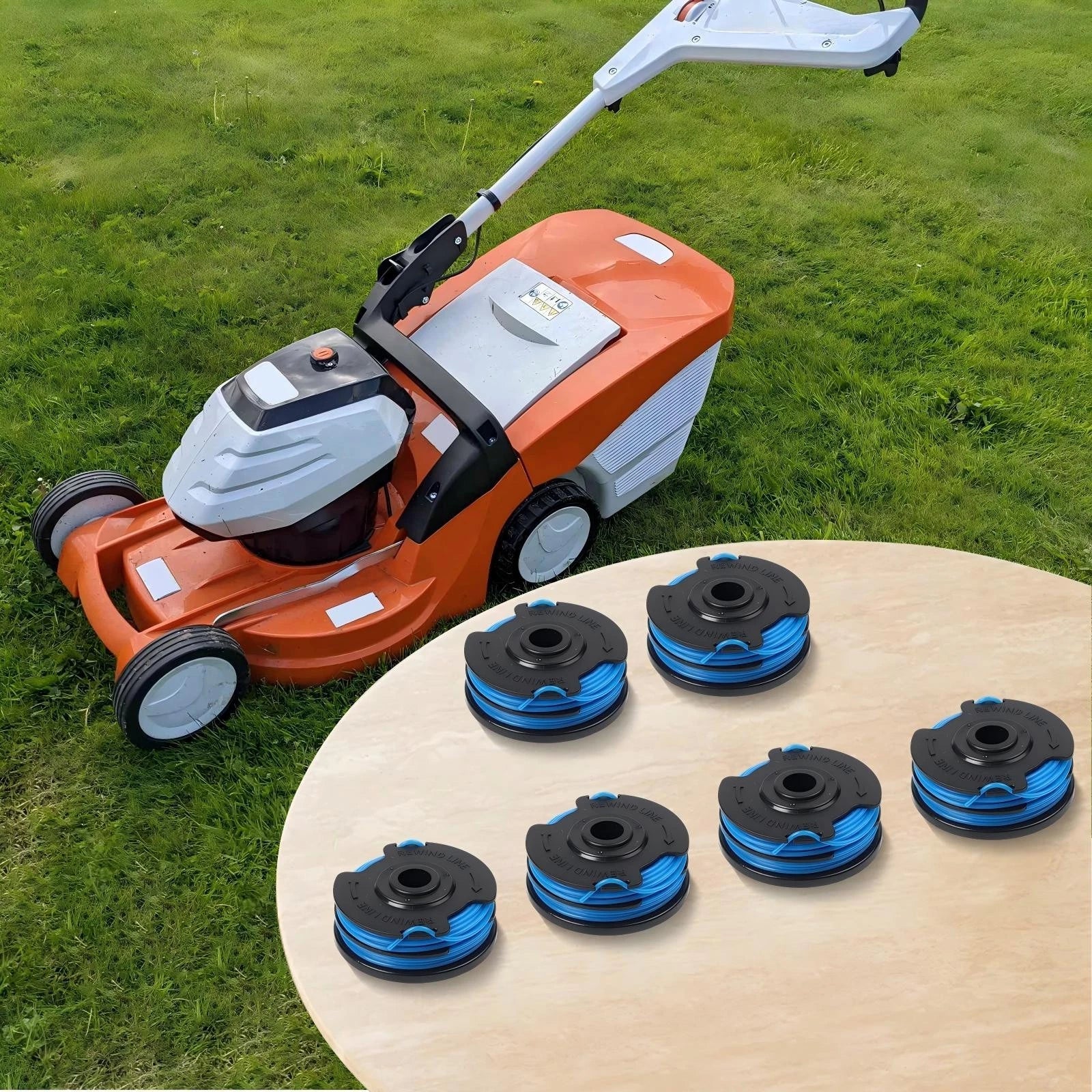 7 Piece Spool Set for Greenworks 21212 21272
