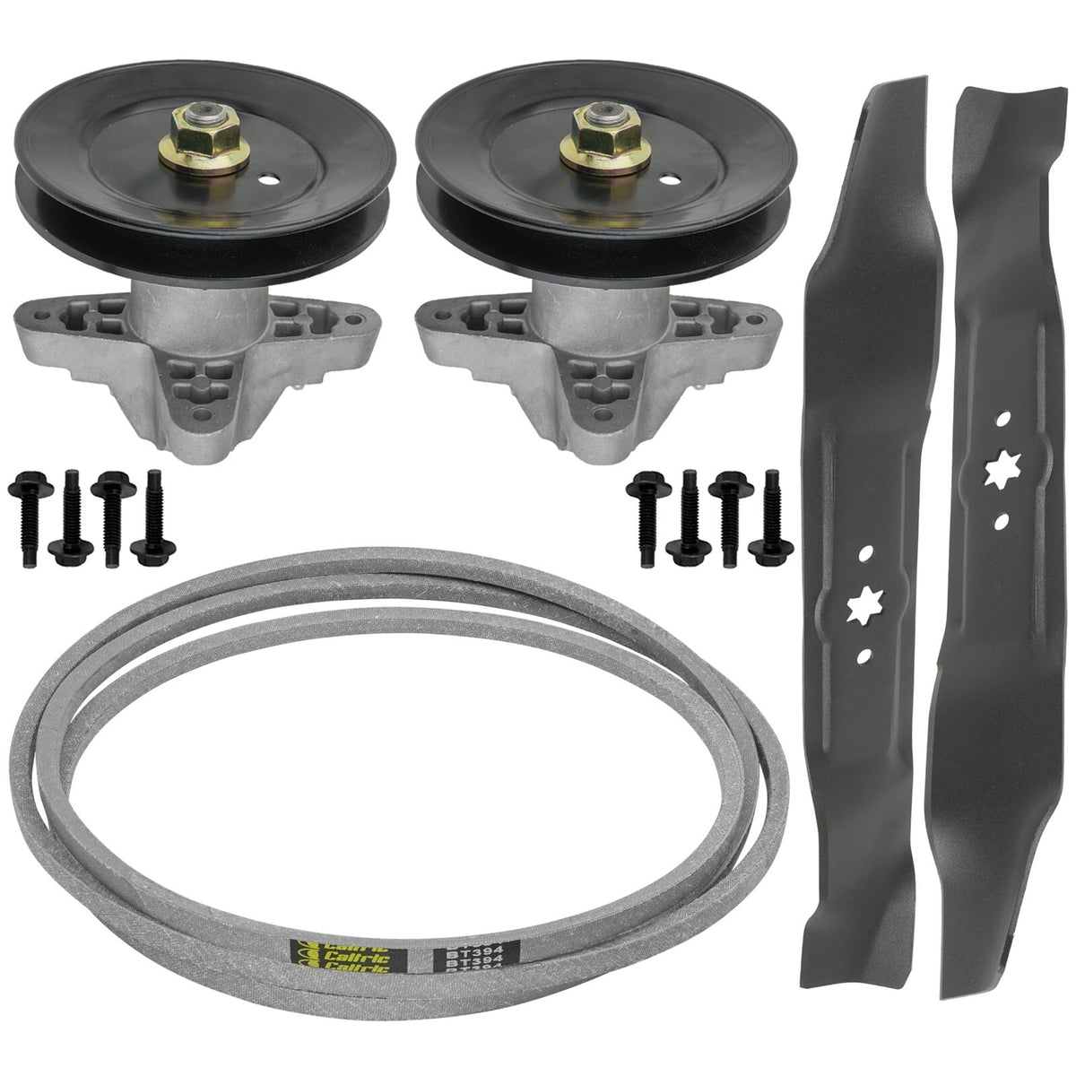 Deck Spindle Replacement w Blade and Belt for Cub Cadet RZT-42 (2009–2010)