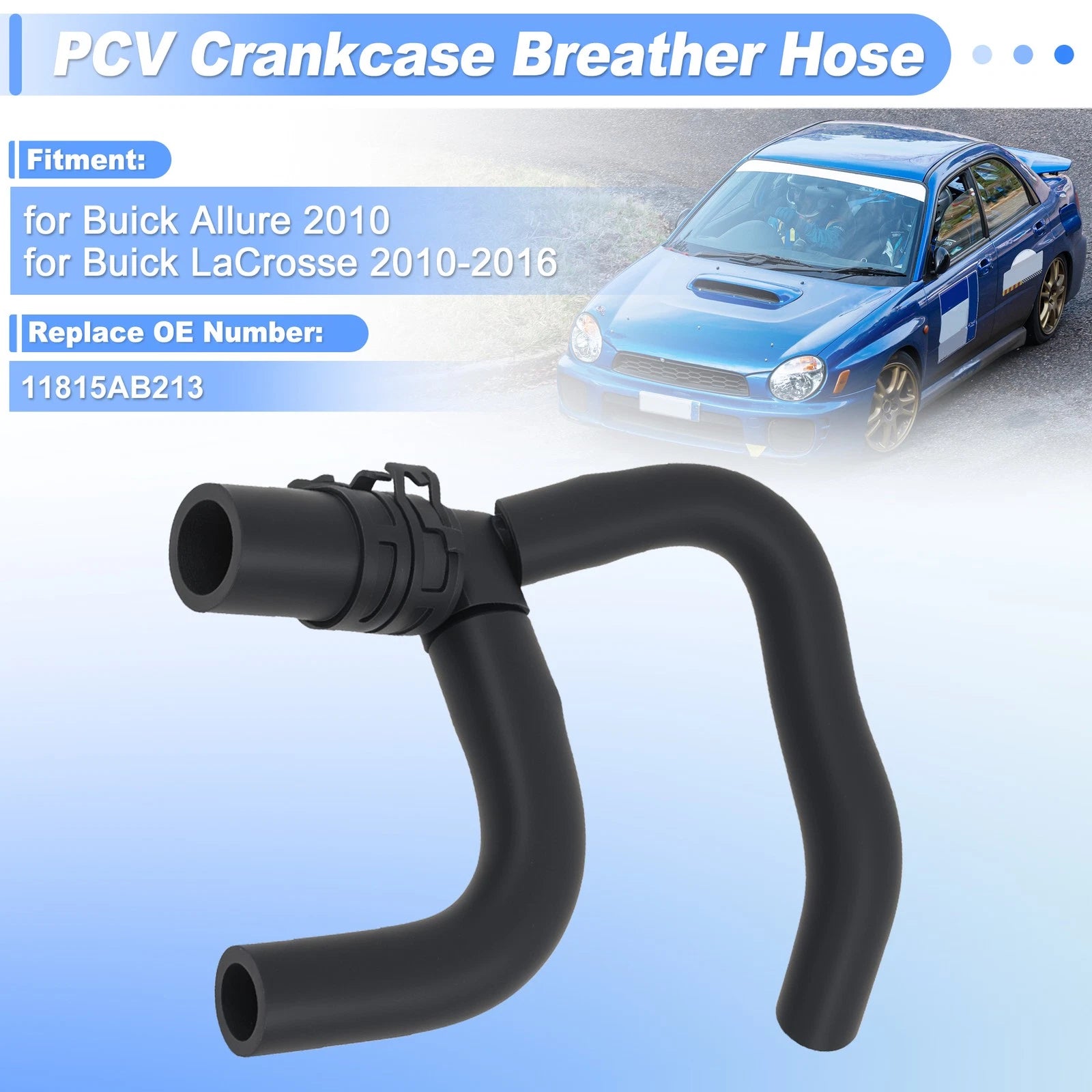 PCV Crankcase Ventilation Hose Replacement for Subaru Impreza WRX (2002–2003)