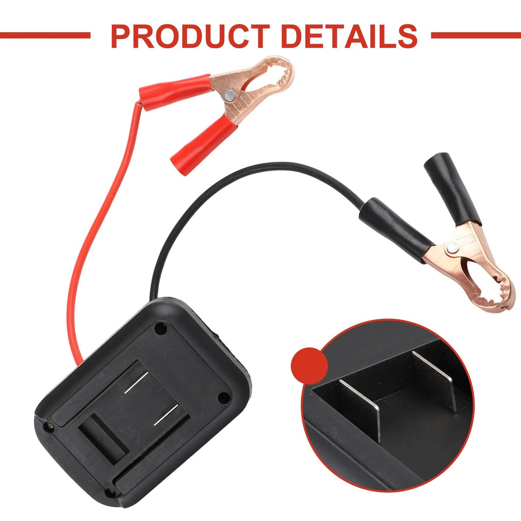 Portable Car Jump Starter Adapter for Tools and Vehicle