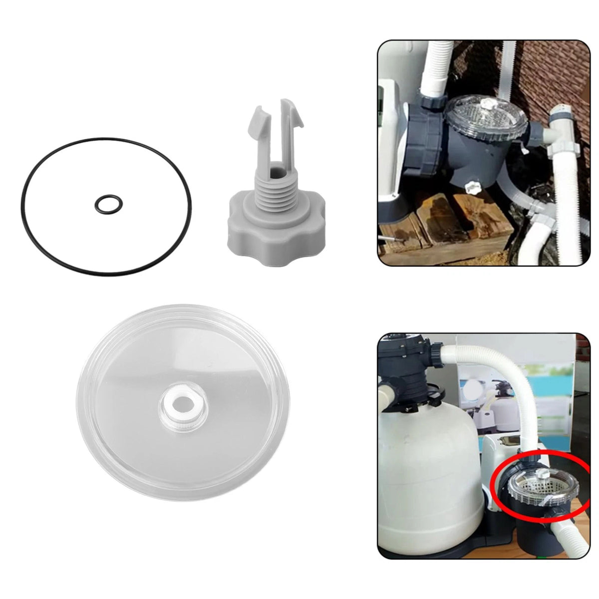 Leaf Trap Cover Lid for Pool Maintenance (SF801101)