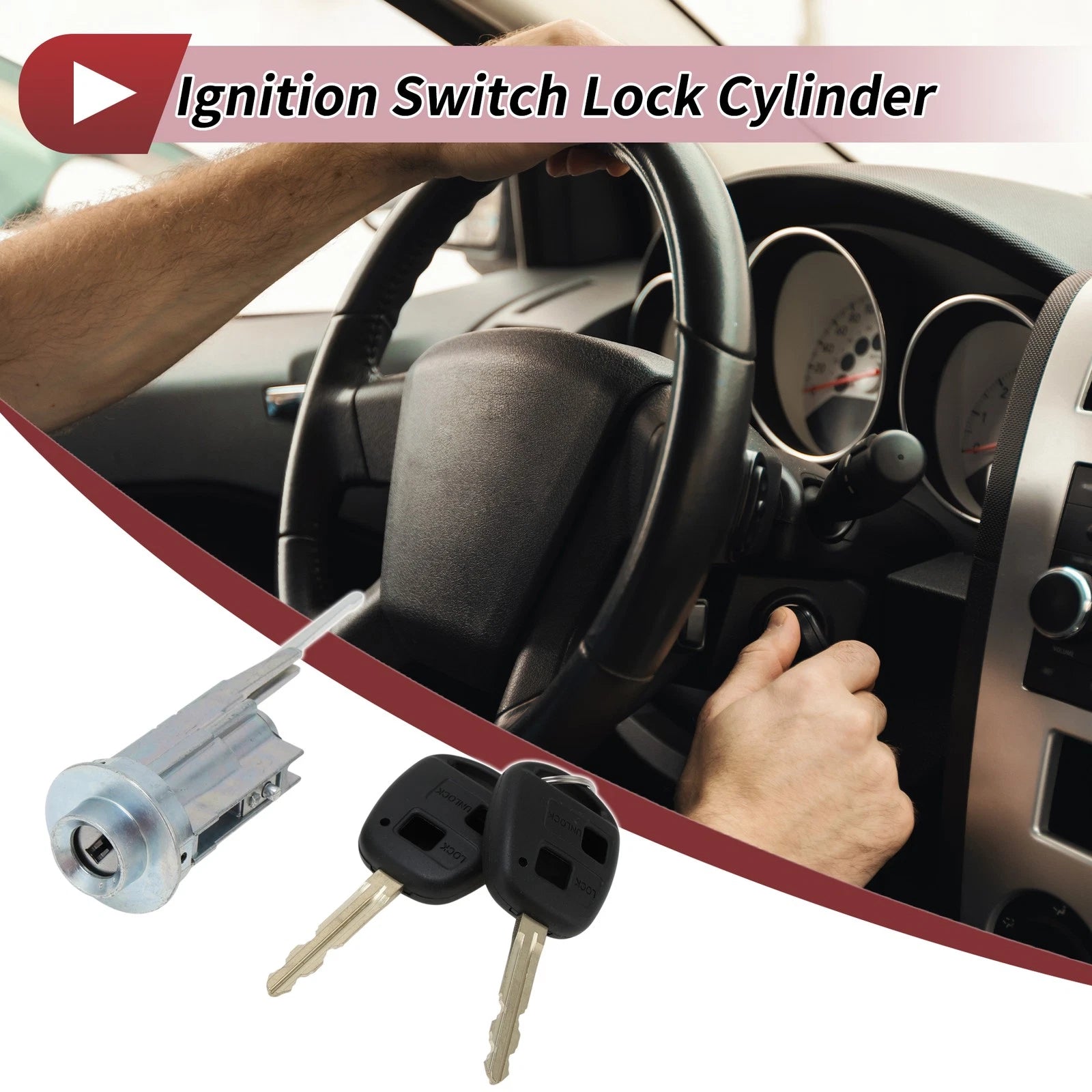 Ignition Lock Cylinder Replacement for Toyota 4Runner (2003–2009)