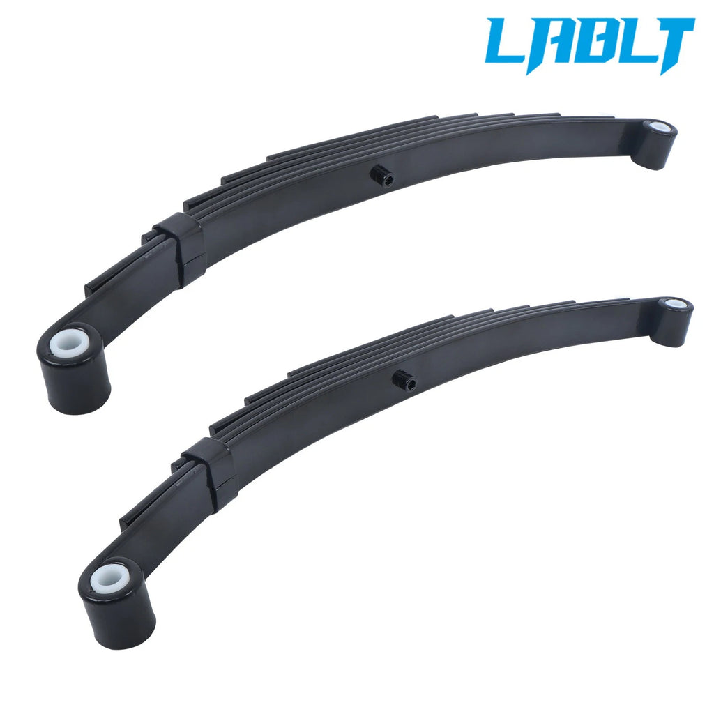 2X 7000 lbs Trailer Leaf Springs 6 Leaf Double Eye (3500 lbs Cap)