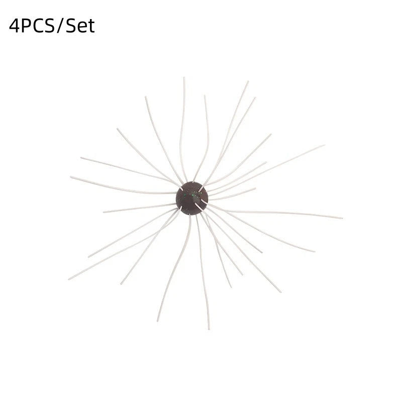 4pcs Soft Round Lure Set 18mm for Bass Trout Pike