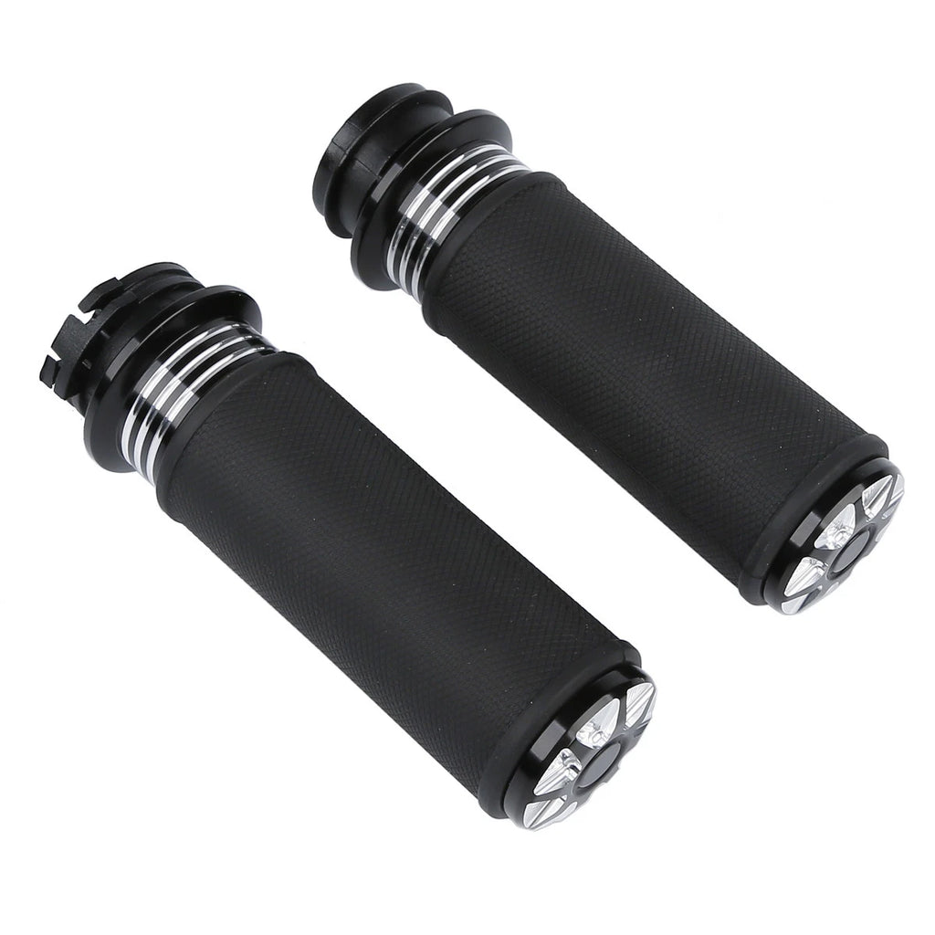 CNC 1" 25mm Handlebar Hand Grips for Harley Dyna FXD FXDB FXDF (1996–2017)