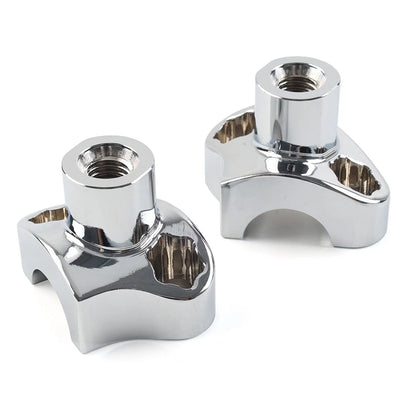 1.7 Tall Handlebar Risers For Harley Softail Dyna Street Bob