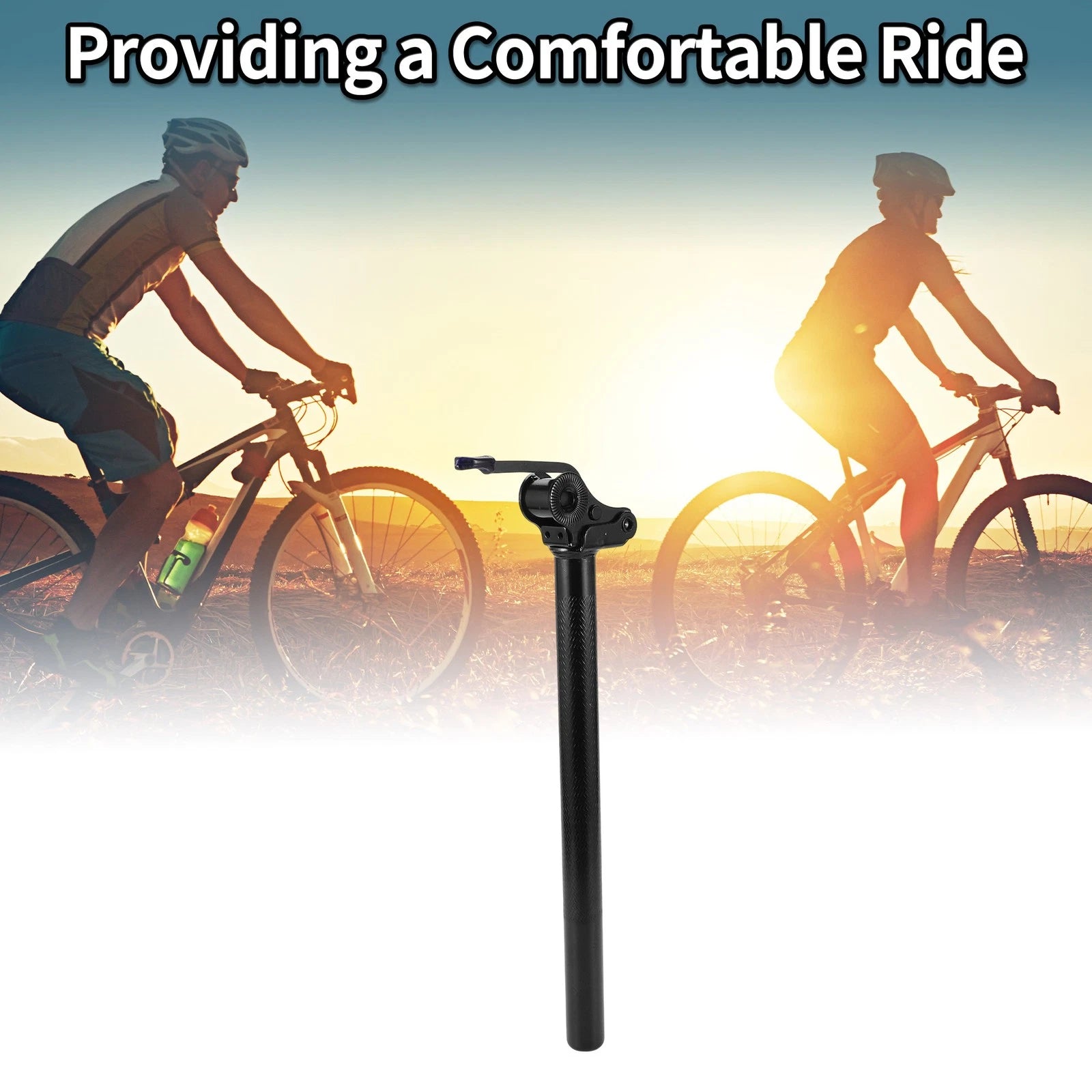 Seat Post 27.2x350mm Heavy Duty Replacement for Electric Bikes (2010–2024)