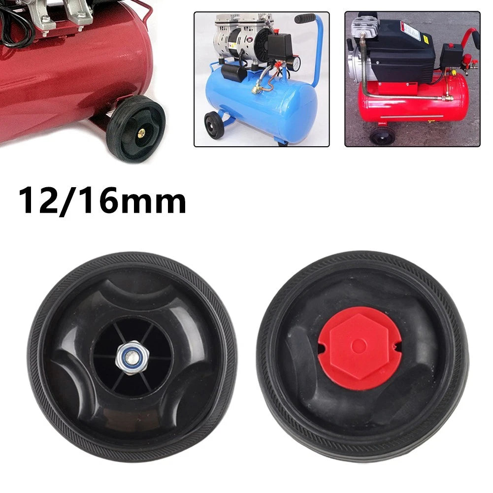 Caster Wheels for Air Compressor (Red Cover Option)