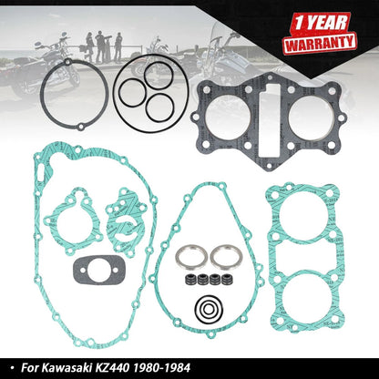 Complete Engine Gasket Kit for Kawasaki KZ440 KZ440B (1980–1984)