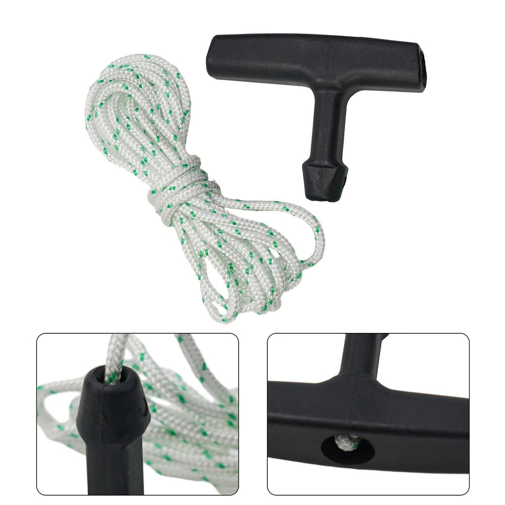 Pull Handle Starter Rope for Lawnmower (Replacement Part)