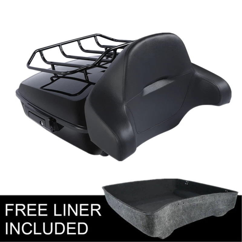 Chopped Trunk Pad Mount Rack for Harley Electra Road Glide (1997–2008)