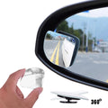 Adjustable Blind Spot Mirrors for Truck (Plastic + Mirror)