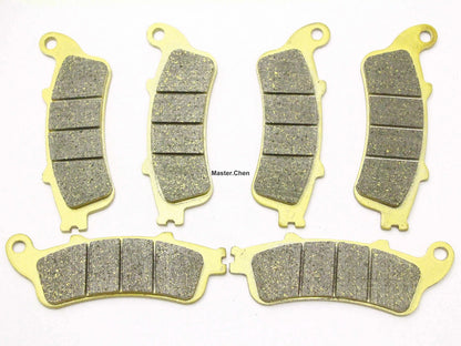 Set of 2 Front Rear Brake Pads for Honda GL 1800 (2001–2015) FA261FR
