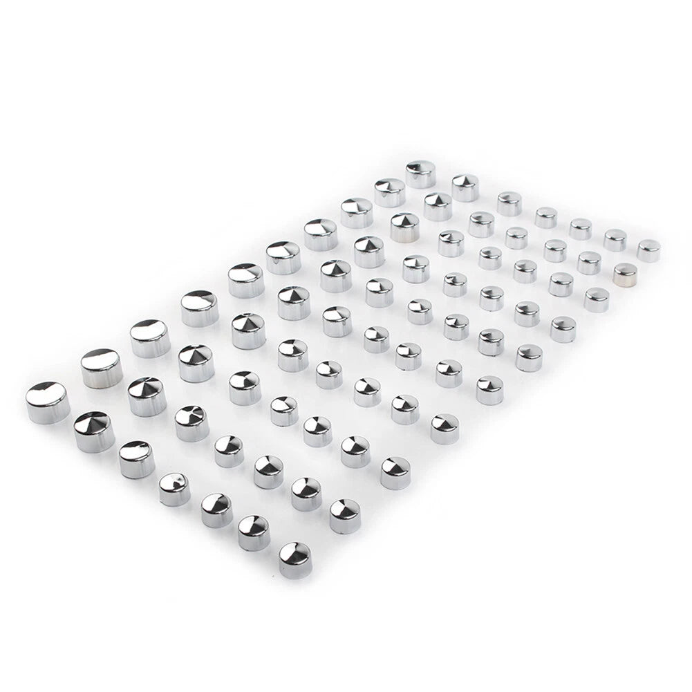 Chrome Engine Bolt Covers Kit for Harley Softail, Electra, Street Glide, Road King
