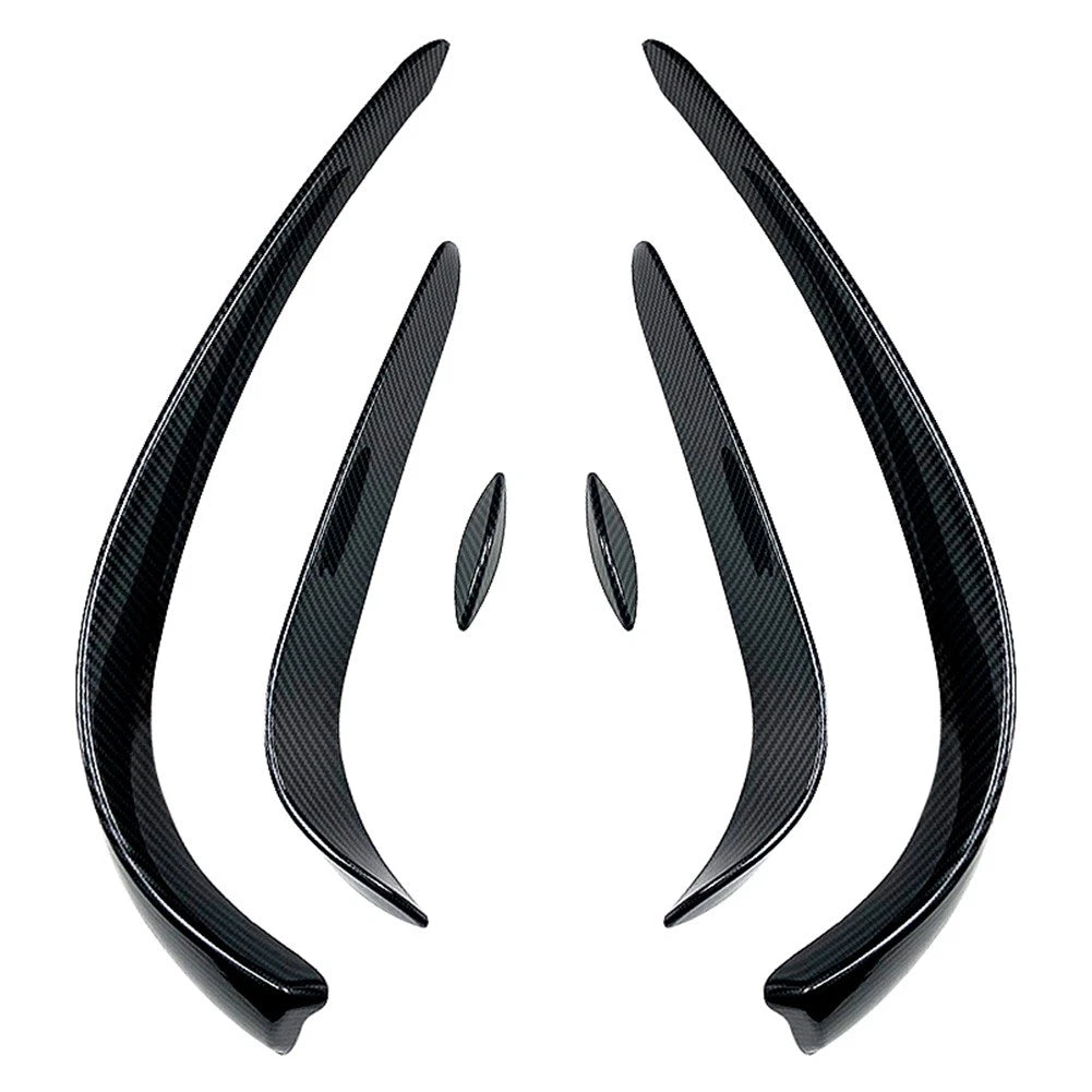 Front Bumper Spoiler Lips Canards for Mercedes Benz C Class W205 (2015–2018)