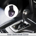 Gear Shift Knob Cover for Universal Car (Black, Purple)