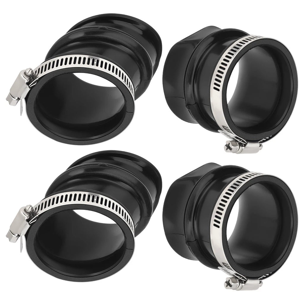 Set of 4 Carburetor Boots and Clamps for Honda CB750F CB750K CB750L CB750C CB750SC