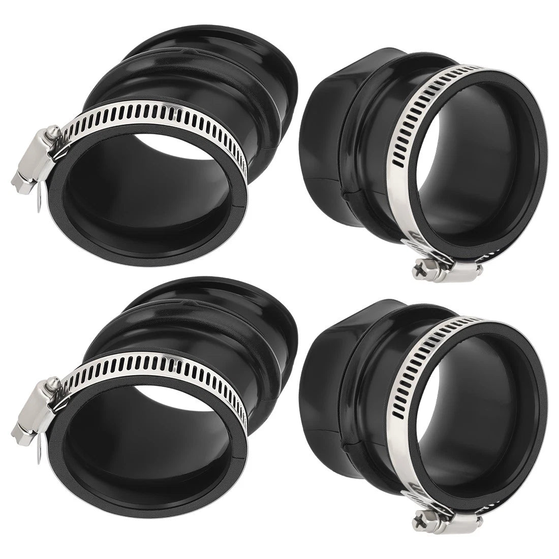 Set of 4 Carburetor Boots and Clamps for Honda CB750F CB750K CB750L CB750C CB750SC