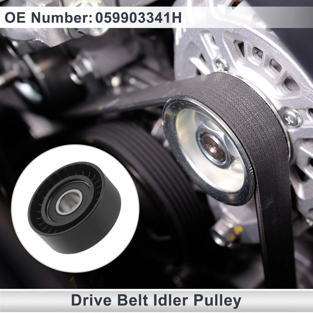 Drive Belt Idler Pulley for Audi A4 B6 B7 (2004–2016) OEM Replacement